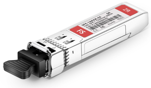 FS SFP+ 10G SR multimode — Module 10GBase-SR 850nm, LC duplex, 300m (OM3/OM4)