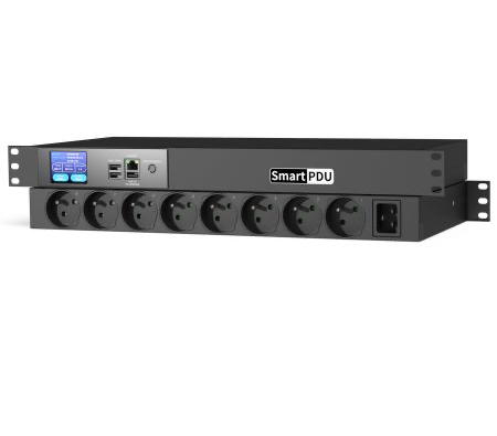 APC Rack PDU 16A commutable — Bandeau 8 prises IEC, pilotage par prise, supervision réseau