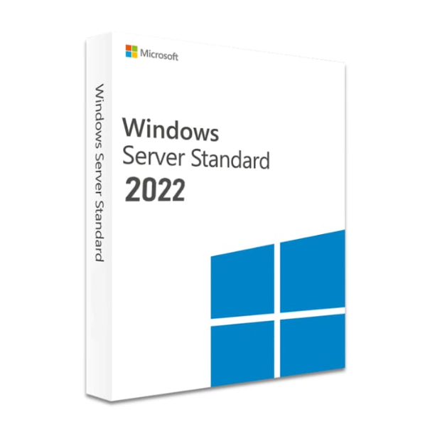 Windows Server 2022 Standard — Licence serveur (16 cœurs), CAL disponibles séparément